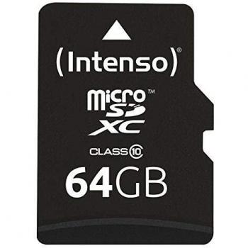 Micro SD Card 64GB Class 10 SDXC inkl. SD Adapter