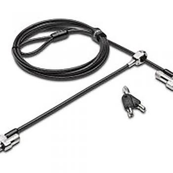 Doppio Lucchetto Laptop Kensington NanoSaver Argento