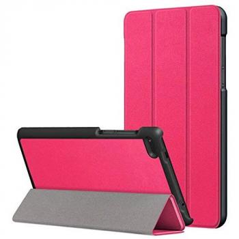 Custodia Folio Trifold Rosa Neon per Lenovo Tab 7 Essential