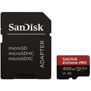 SanDisk Extreme Pro 400GB microSDXC + Adattatore SD