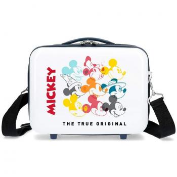 Disney Mickey Neceser Adaptable Blanco 29x21x15 cms