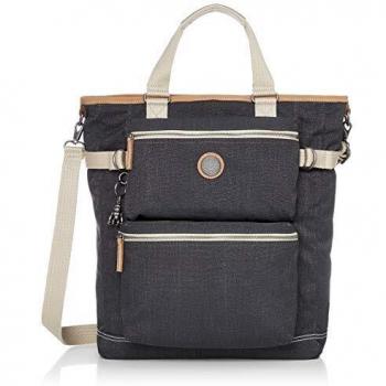 Kipling Laslo, Bolso para Mujer, Casual Gris (L)