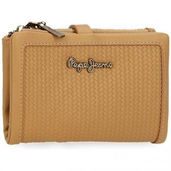 Pepe Jeans cartera mujer Lena marrón con monedero extraíble
