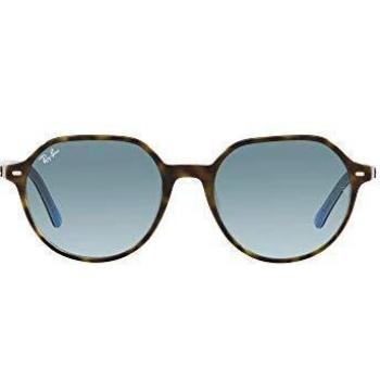 Ray-Ban 0RB2195-13163M-55 Gafas de Sol Havana ON Light Blue
