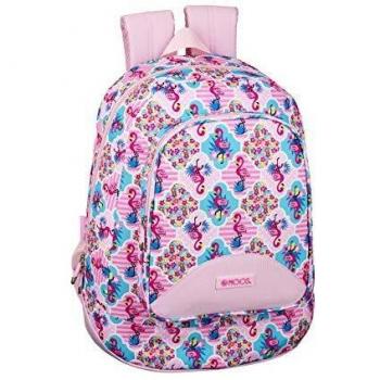 Moos Flamingo Pink Mochila Juvenil Grande 330x175x460mm