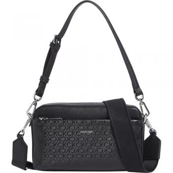 Bandolera CK Monograma Convertible Negro