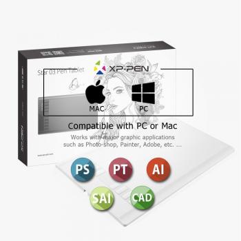 XP-Pen Star03 Tavoletta Grafica 12