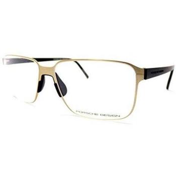 Porsche S0350185 Marcos para Gafas recetadas, Dorado, 55 mm para Hombre