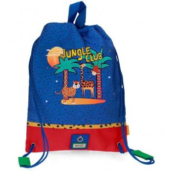 Bolsa de Merienda Enso Rob Friend azul -27x34x0,5cm