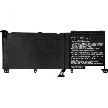 Batteria CoreParts MBXAS-BA0137 3700 mAh per Notebook Nero