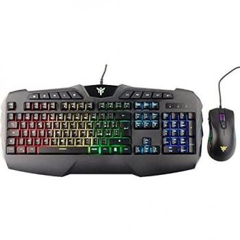 Combo Tastiera e Mouse T20 Membrana, RGB, Multimediale, Mouse con software, RGB, Sensore P3212