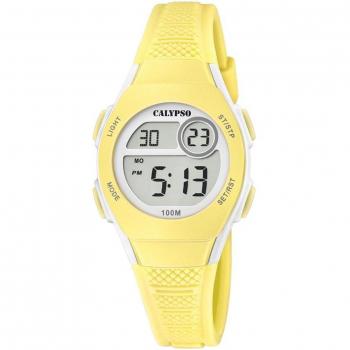 Reloj Calypso Junior K5831/2 Negro Correa de Caucho