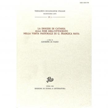 La Diocesi di Catania alla fine dell'Ottocento nella visita pastorale di G.Francica Nava