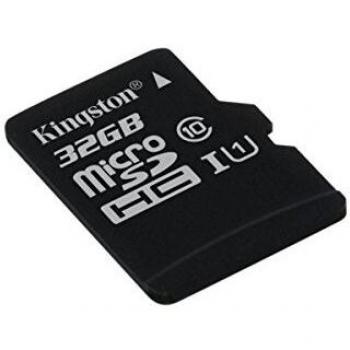 Kingston SDCS/32GBSP Memoria MicroSD Canvas Select, Classe 10 UHS-I, Fino a 80 MB/s