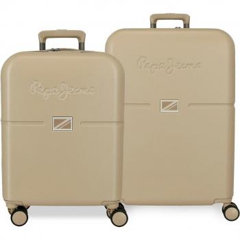 Maletas Pepe Jeans Accent Marrón Verdoso 55-70cm