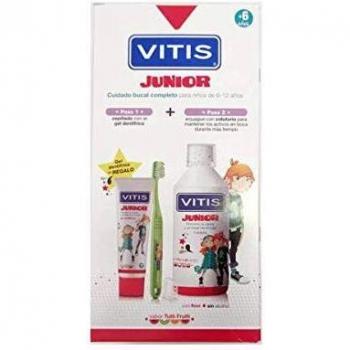 Vitis junior pack pasta + colutorio + cepillo