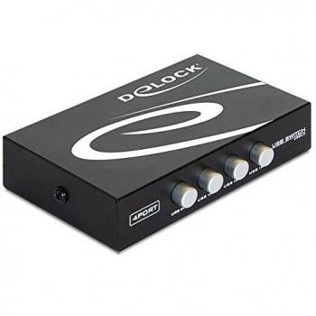 DELock USB-Switch 4 PCs -> 1 USB Gerät manuell