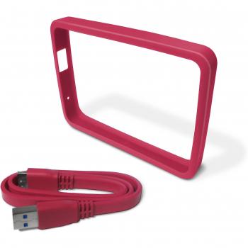 Custodia Colorata Fucsia per My Passport Ultra 2 TB