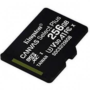 Kingston Canvas Select Plus SDCS2/256GBSP microSDXC Card Class 10, without Adapter, 256GB
