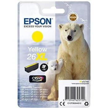 Epson Original Yellow T2634 XL High Capacity Polar Bear Ink Cartridge