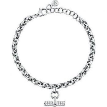 Morellato Pulsera Abbraccio para Mujer, Acero Inoxidable y Cristales