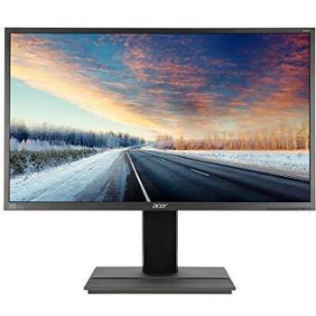 2 4K Ultra HD LED Opaco Nero Grigio Monitor Piatto per PC