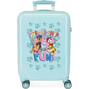 Maleta de Cabina Patrulla Canina Friendship Turquesa 38x