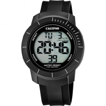 Reloj Calypso K5839/4 Negro Correa De Caucho