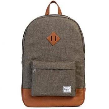 Mochila Herschel Supply Co. Heritage, Canteen Crosshatch/Tan Cuero Sintético (negro)