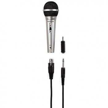 HAMA Mikrofon Dinamico M151 XLR Karaoke Argento
