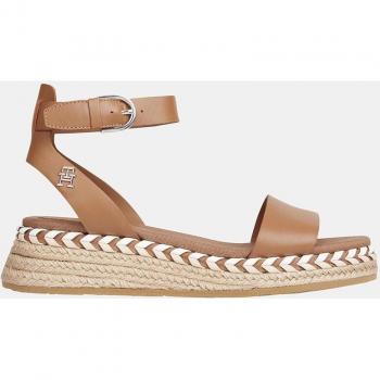 Tommy Hilfiger Sandalias Low Wedge Mujer Marrón Claro