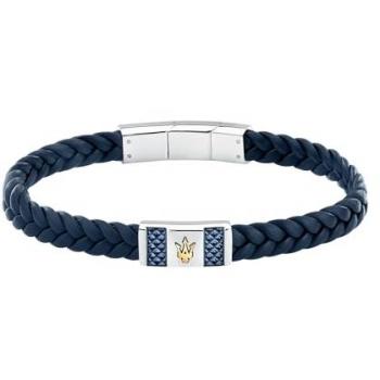 Pulsera Hombre en Maple, Cuero Natural, Colección RECICLADO PIEL-JM4249IK03