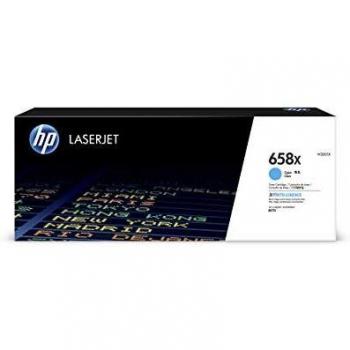 HP 658X W2001X, Cartuccia Toner Originale, da 28.000 Pagine, ad Alta Capacità, per Stampanti HP Color LaserJet Enterprise M751dn, JetIntelligence, Ciano