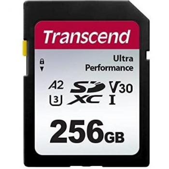 Transcend ts256gsdc340s scheda di memoria 256GB SD UHS-I U3 A2 ultra performance