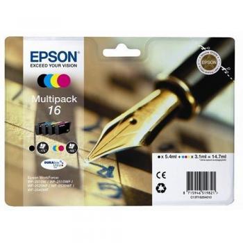 EPSON C13T1626 MULTIPACK N.16 N,C, M,G CART.PENNA E CRUC