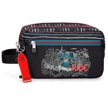 Enso Neceser Wall Ride Dos Compartimentos Negro 24x15x10 cms