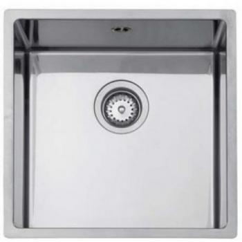 Fregadero inox BELINEAR153440, 1 seno, bajo encimera, mueble 45cm