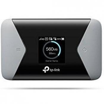 TP-Link M7350 Mobile Wi-Fi Hotspot 4G LTE, Router Portatile, Velocità fino a 300Mbps, Display a Colori, Batteria Ricaricabile (Powerbank), Supporto fino a 10 Dispositivi, Smart Gestione Via App TP Mifi