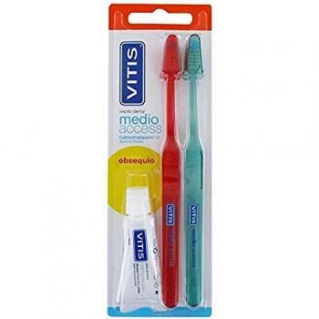 VITIS Cepillo Dental Medio Acces + Pasta 240 g
