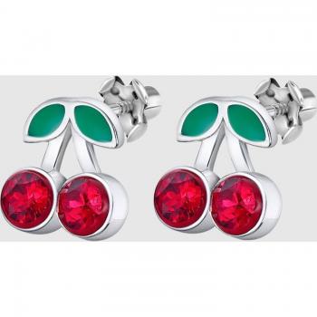 Pendientes Cereza Time Road Ws02464 Plata, Infantil