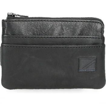 Pepe Jeans. Monedero con tarjetero de piel Pepe Jeans Chief Negro