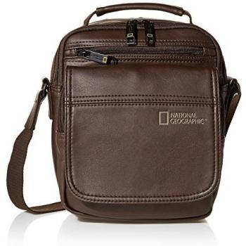 National Geographic Dean Bandolera Hombre Marrón