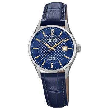 Festina Reloj Analógico Unisex de Cuarzo Correa Cuero F20009/3