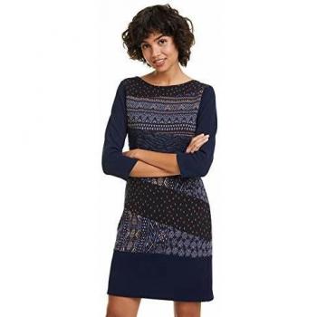 Vestido Desigual Rina, Negro (Negro 2000), XX-Large para Mujer