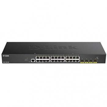 D-link DGS-1250-28X switch di rete gestito L3 24 x 10/100/1000 + 4 x 10 Gigabit SFP+