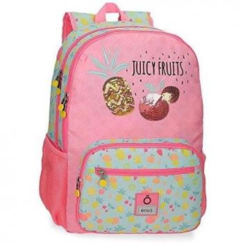 Enso Juicy Fruits Mochila Doble Compartimento Adaptable a Carro Multicolor 32x44x13 cms Poliéster 23.94L