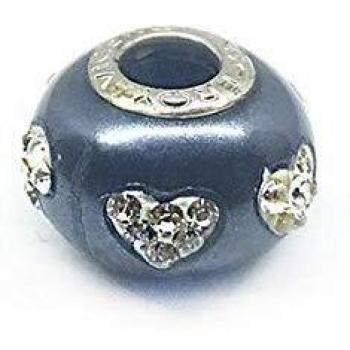 Corazón de Viceroy Negro 1 cm