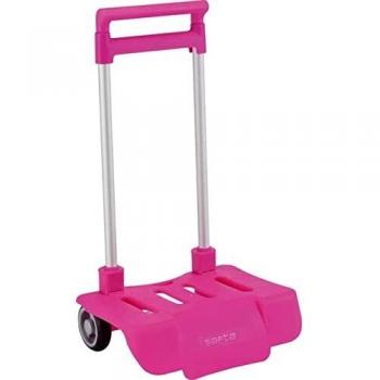 Carro Portamochilas Plegable Safta Fucsia