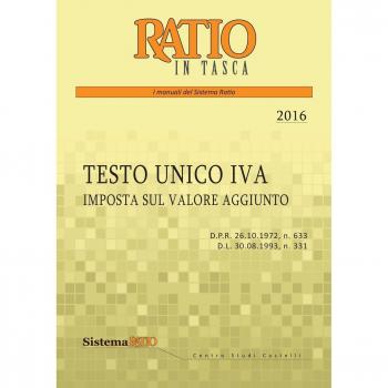 Testo unico IVA 2016. Imposta sul valore aggiunto