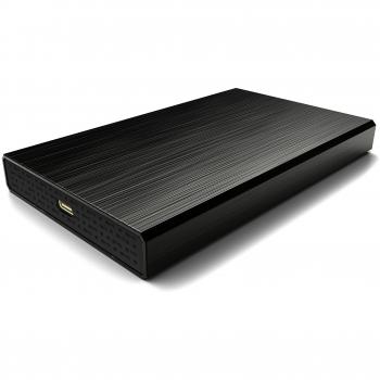 Custodia esterna USB 3.0 SlimChase A‑2523 in alluminio Tipo‑C per HDD/SSD 2.5